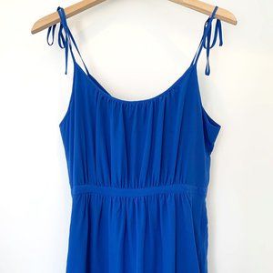 Madewell Strappy Cami Sun Dress, Royal Blue, Sz 10